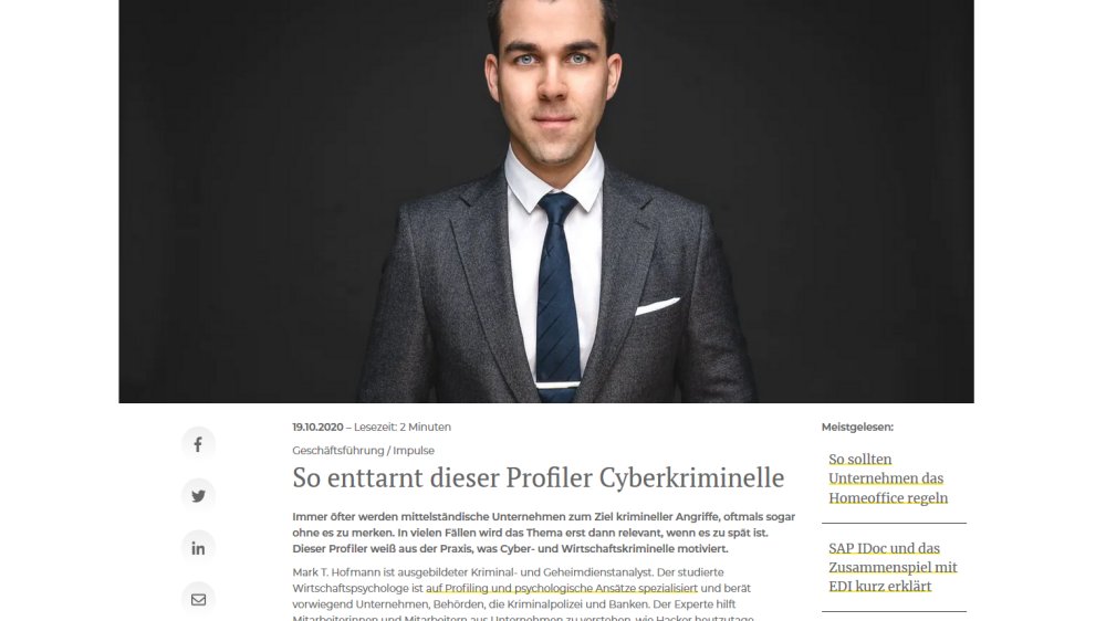 Profiler Cybercrime Hacker Psychology