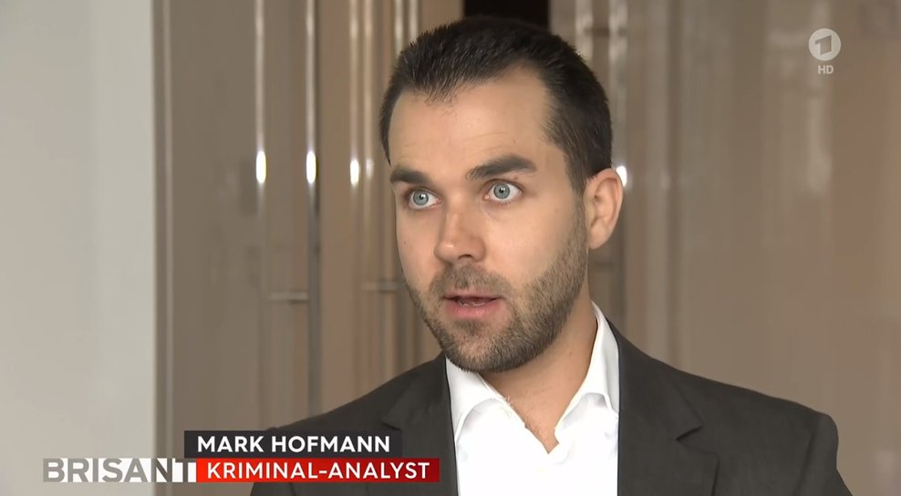 Profiler Mark T. Hofmann ARD über sexuellen Kannibalismus (2) Profiler ARD, Mark T. Hofmann Crime Time